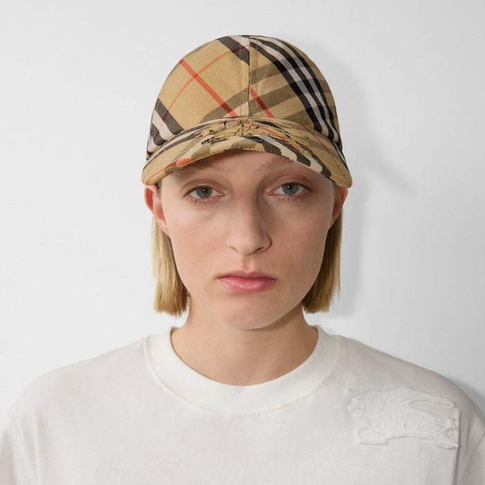 Casquette de baseball en sergé Check EKD