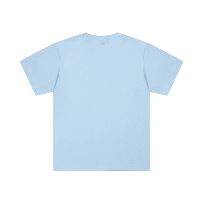 T-shirt Ami Paris Bleu Coeur Bleu Little