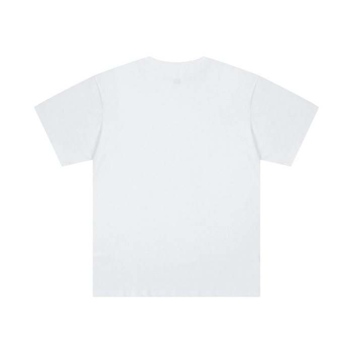 T-shirt Ami Paris Blanc Coeur Rouge Little