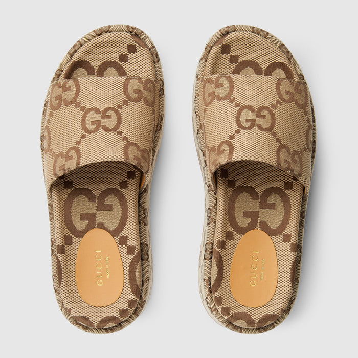 Mules GG à plateforme pour femme