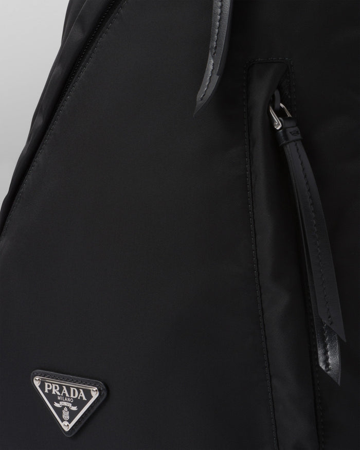 Sac à dos en Re-Nylon et cuir