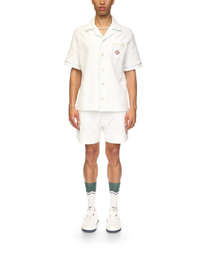 Monogram Towelling Short Sleeve Shirt