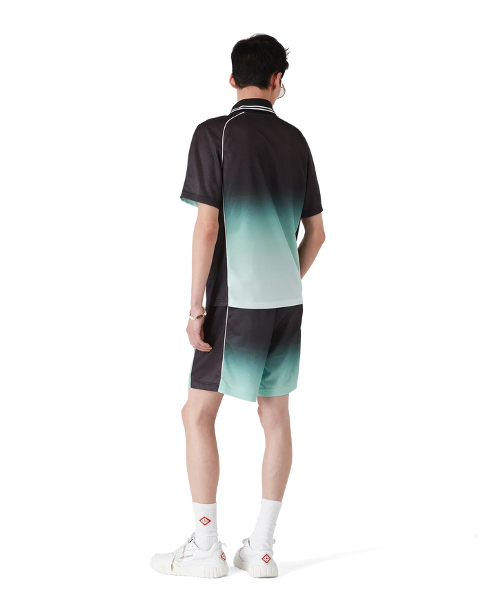 Gradient Monogram Jacquard Football Shirt