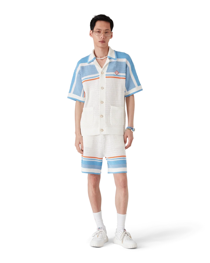 Cotton Tennis Crochet Shirt