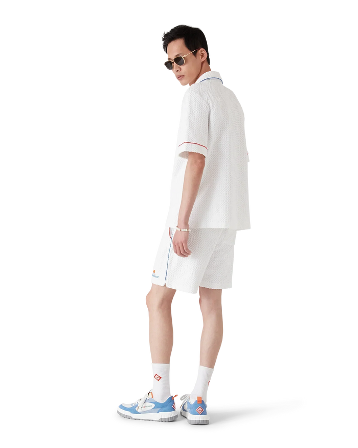 Monogram Jacquard Towelling Short Sleeve Shirt