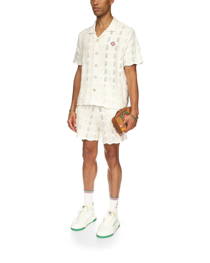 Wavy Crochet Shirt