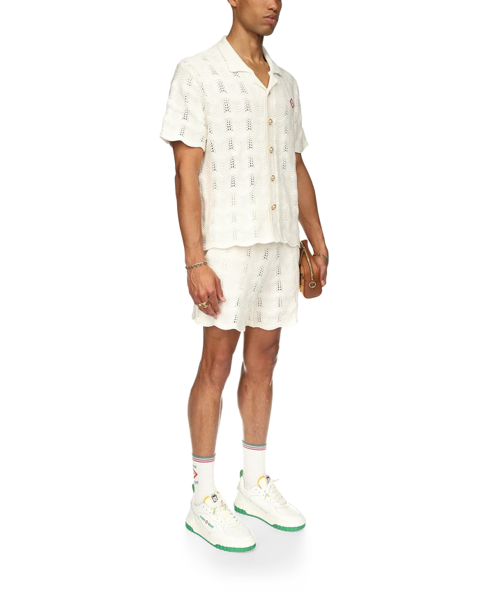 Wavy Crochet Shirt