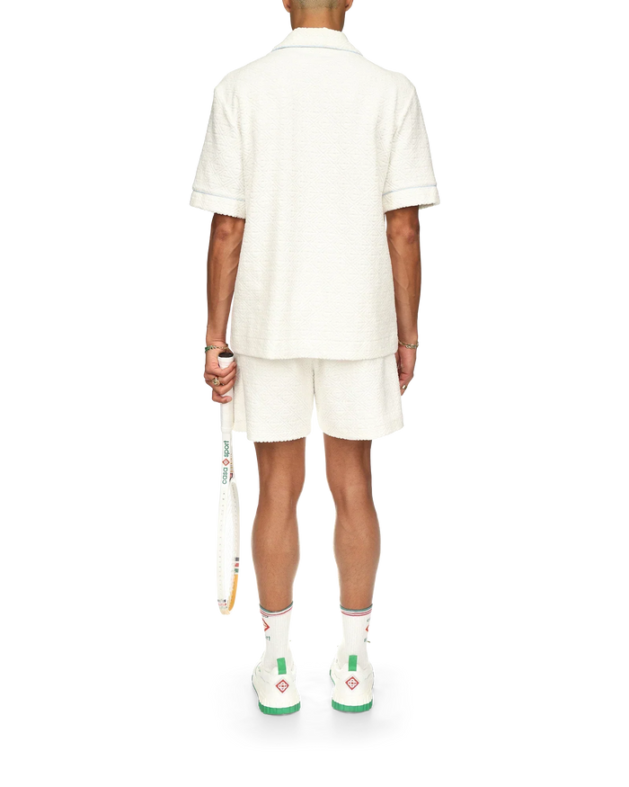 Monogram Terry Short Sleeve Shirt