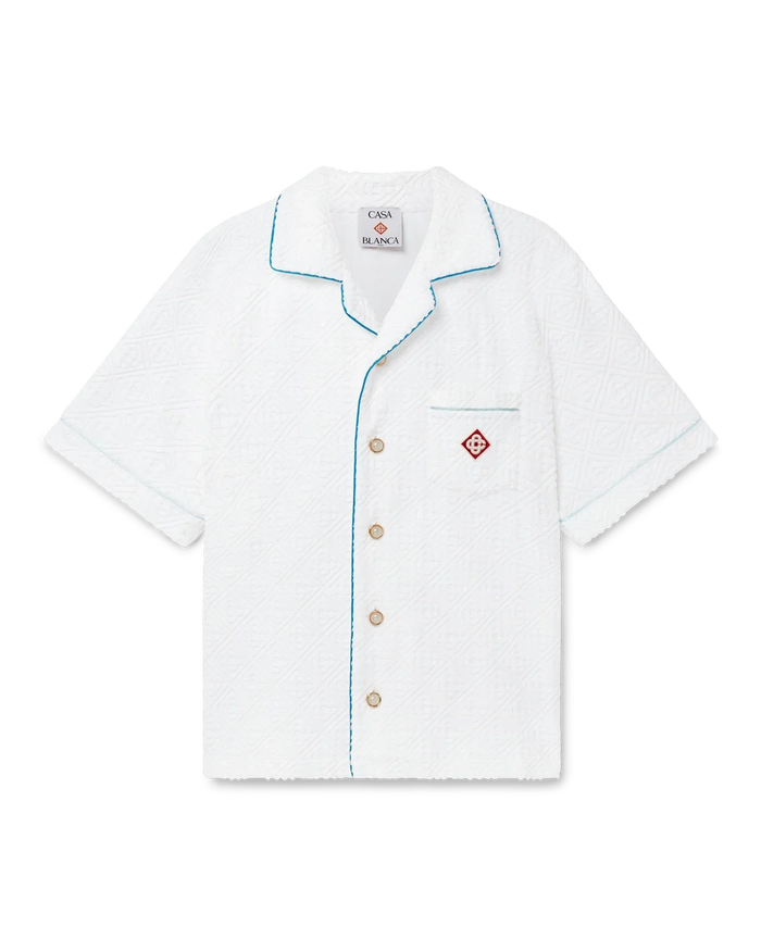Tennis Stripe Towelling Shirt