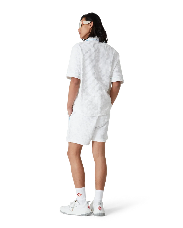 Tennis Stripe Towelling Shirt