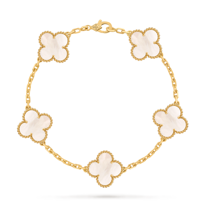 Van Cleef Vintage Alhambra 5 motifs Nacre
