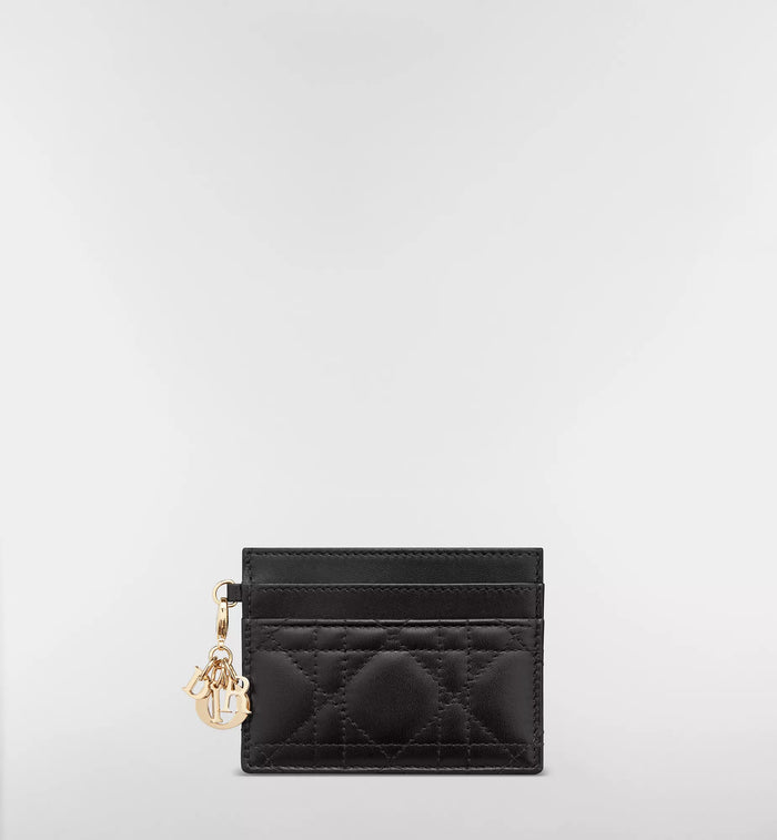 Porte-cartes Lady Dior Freesia Noir