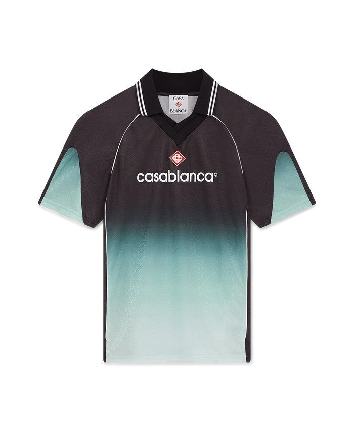Gradient Monogram Jacquard Football Shirt
