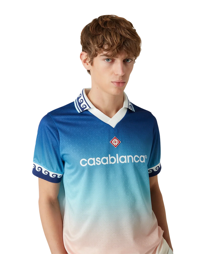 Jacquard Gradient Football Shirt