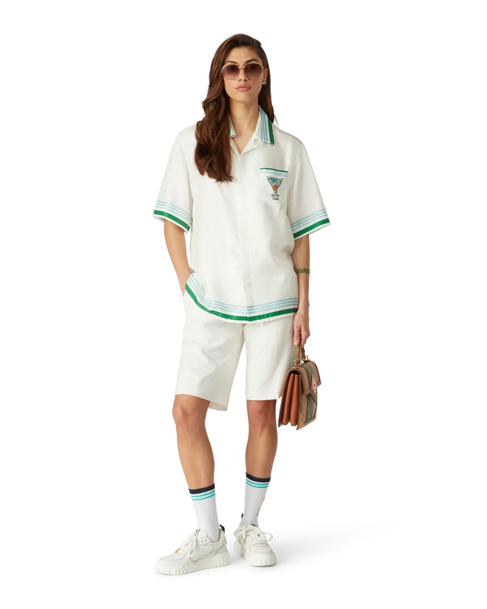 Metaphysical Tennis Icon Silk Shirt