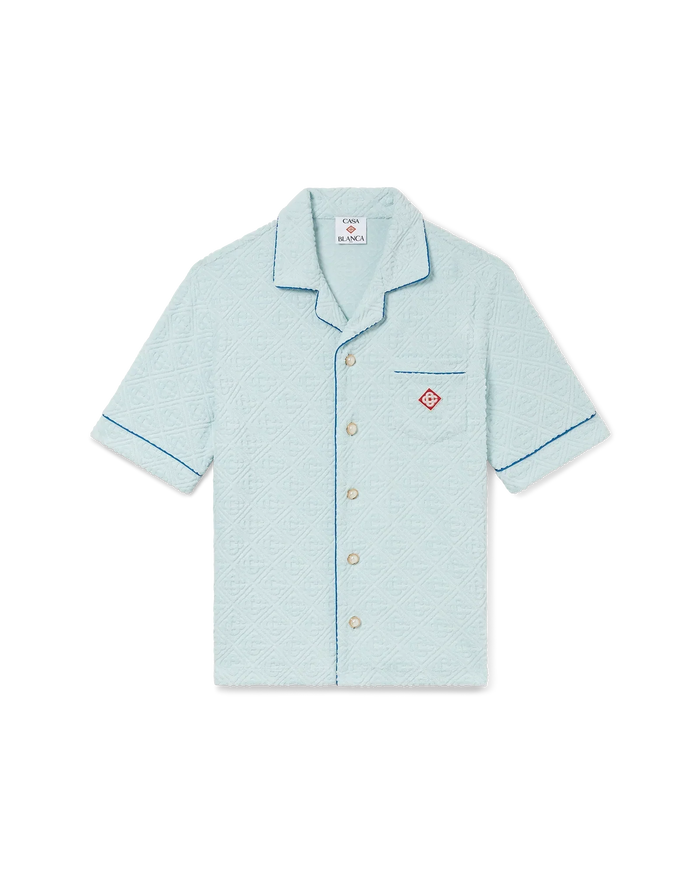 Monogram Towelling Short Sleeve Shirt