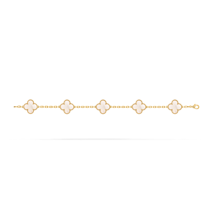 Van Cleef Vintage Alhambra 5 motifs Nacre