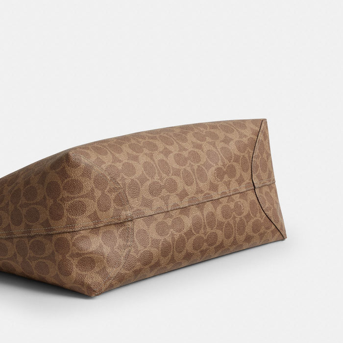 Coach Cabas City Toile - Marron