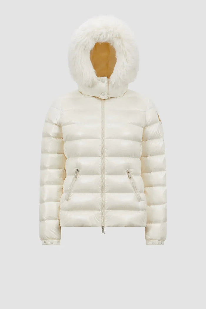 Doudoune courte à capuche Moncler Badyf Blanc