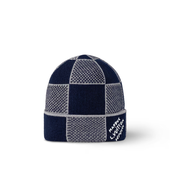 Bonnet LV Damier Heritage Bleu