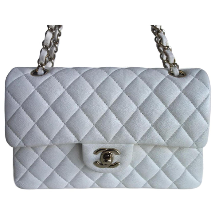 Sac Chanel Classique 11.12 blanc Cuir Blanc cassé