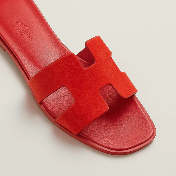 Sandales Oran - Rouge Grenadine