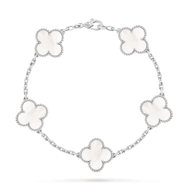 Van Cleef Vintage Alhambra 5 motifs Nacre