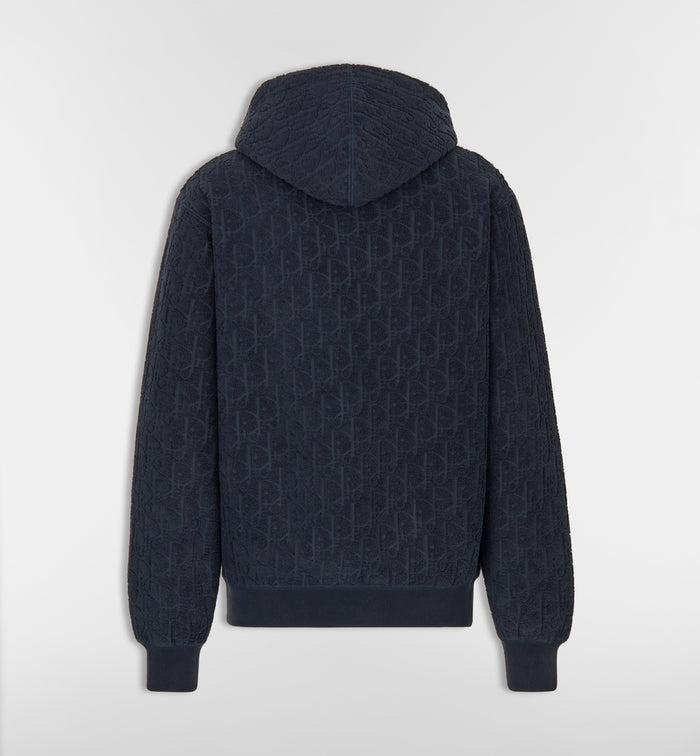 Sweatshirt à capuche Dior Oblique Bleu