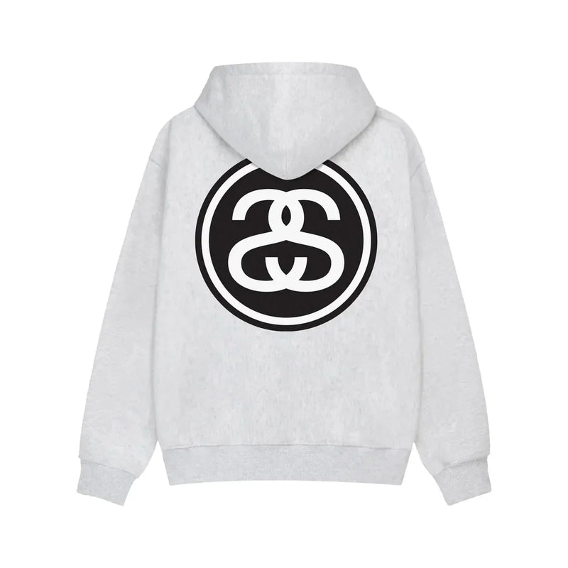 Stussy SS-Link Zip Hoodie Ash Heather