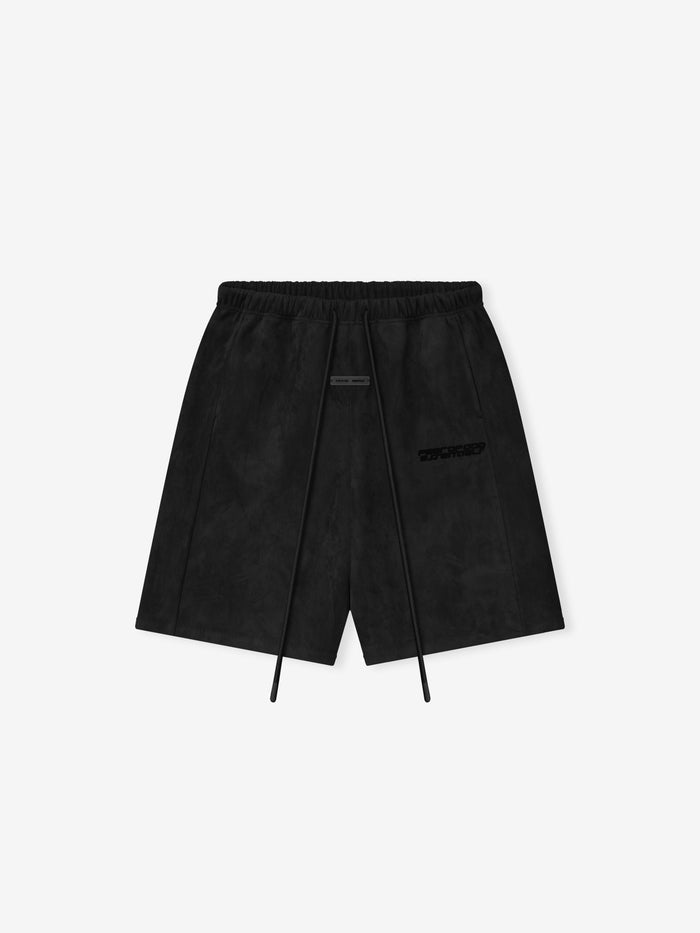 Suede Fleece Relaxed Short