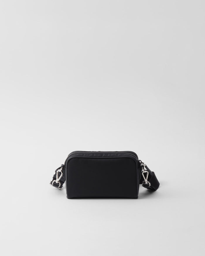Sac porté épaule en Re-Nylon et cuir Saffiano