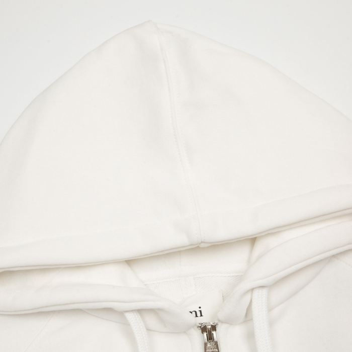 Veste Ami Paris Blanc Cœur Blanc