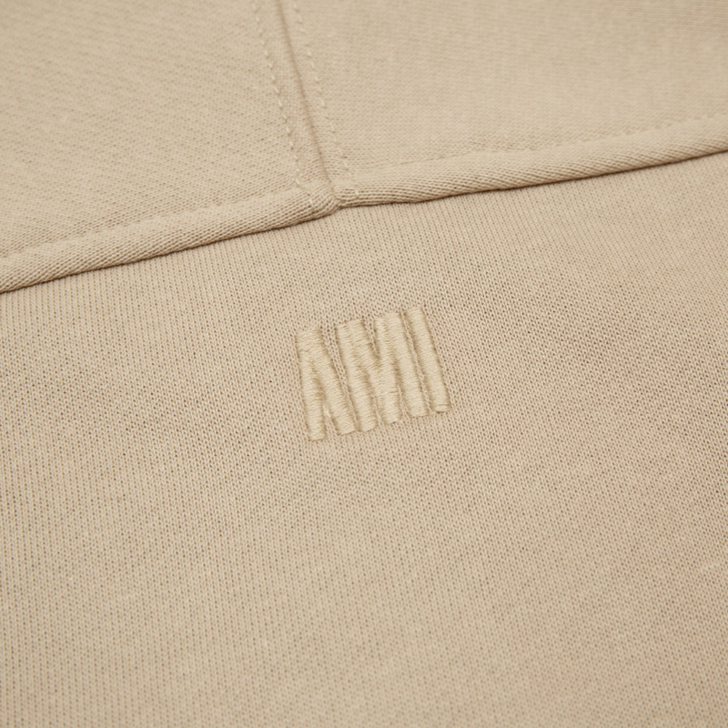 Veste Ami Paris Marron Cœur Marron