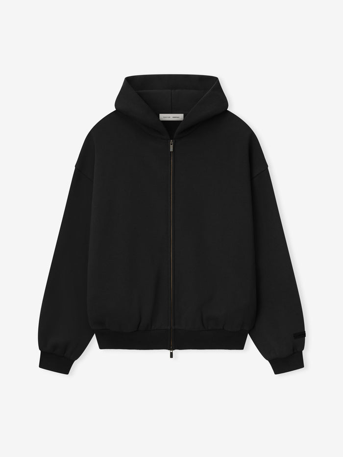 Embossed Classic Fleece Zip-Up Hoodie