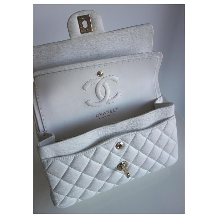 Sac Chanel Classique 11.12 blanc Cuir Blanc cassé