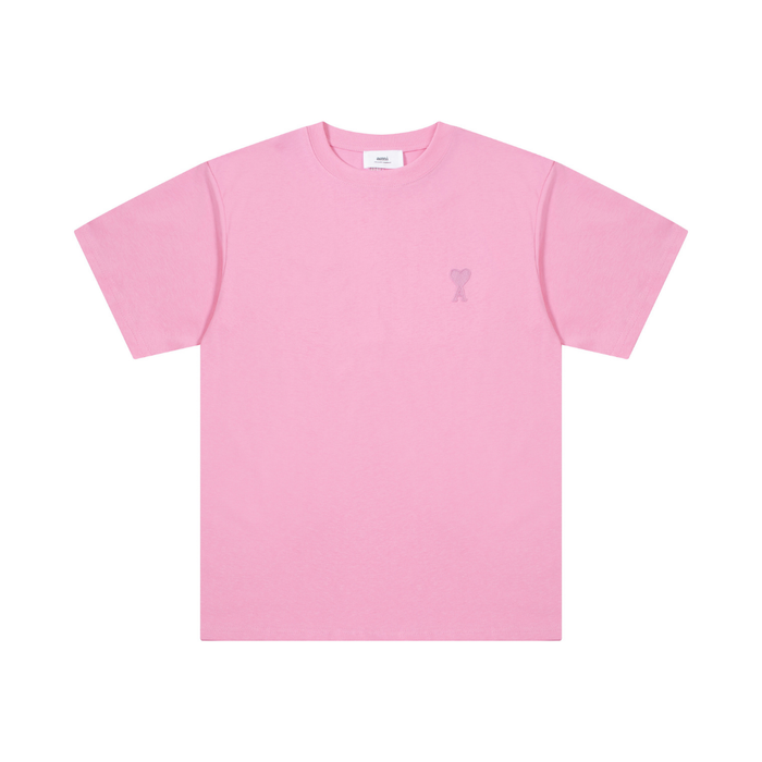 T-shirt Ami Paris Rose Coeur Rose Little