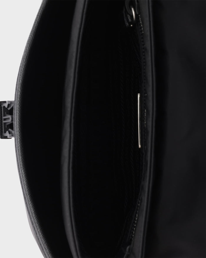 Sac porté épaule en Re-Nylon et cuir Saffiano