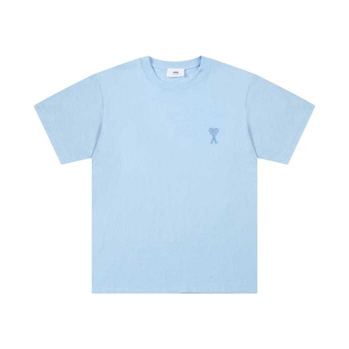 T-shirt Ami Paris Bleu Coeur Bleu Little