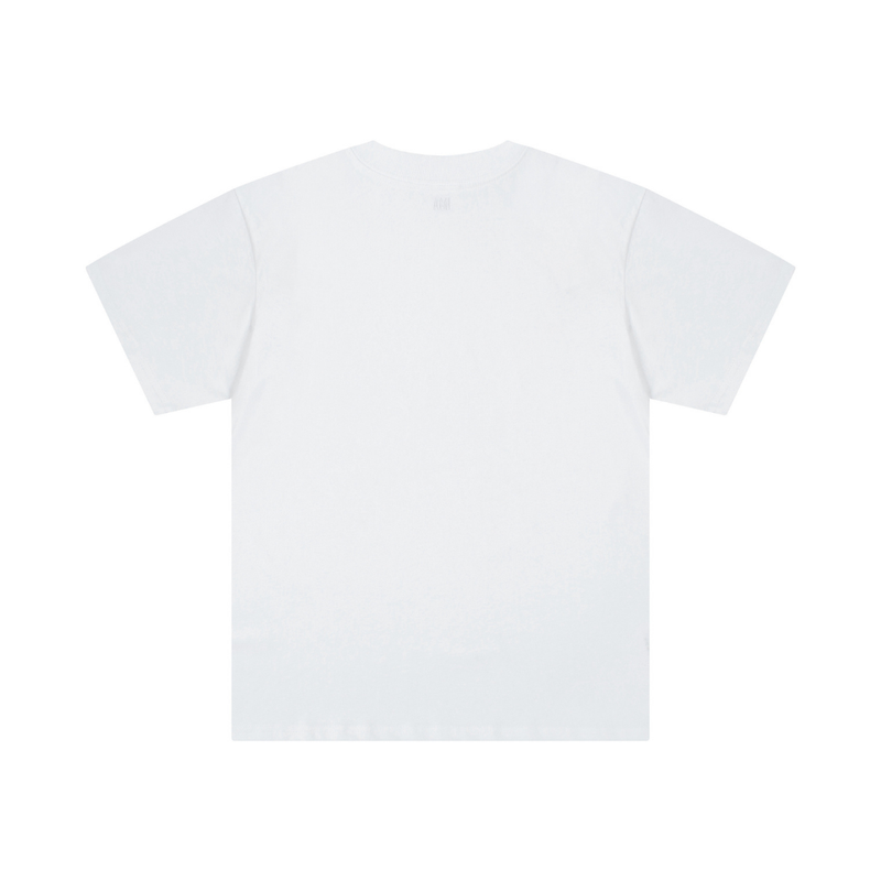 T-shirt Ami Paris Blanc Coeur Rouge Little