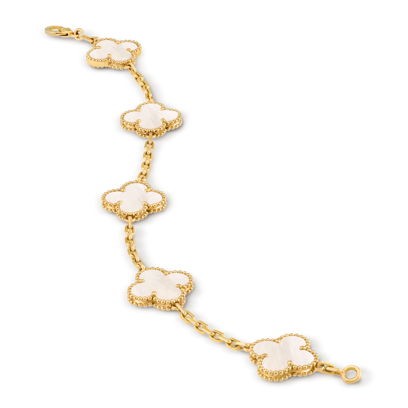Van Cleef Vintage Alhambra 5 motifs Nacre