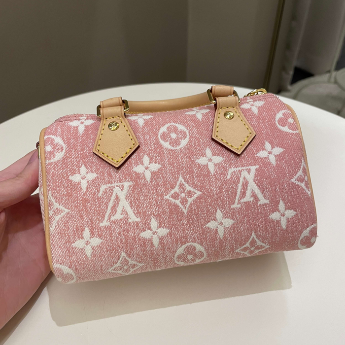 Sac Louis Vuitton Nano Speedy Rose