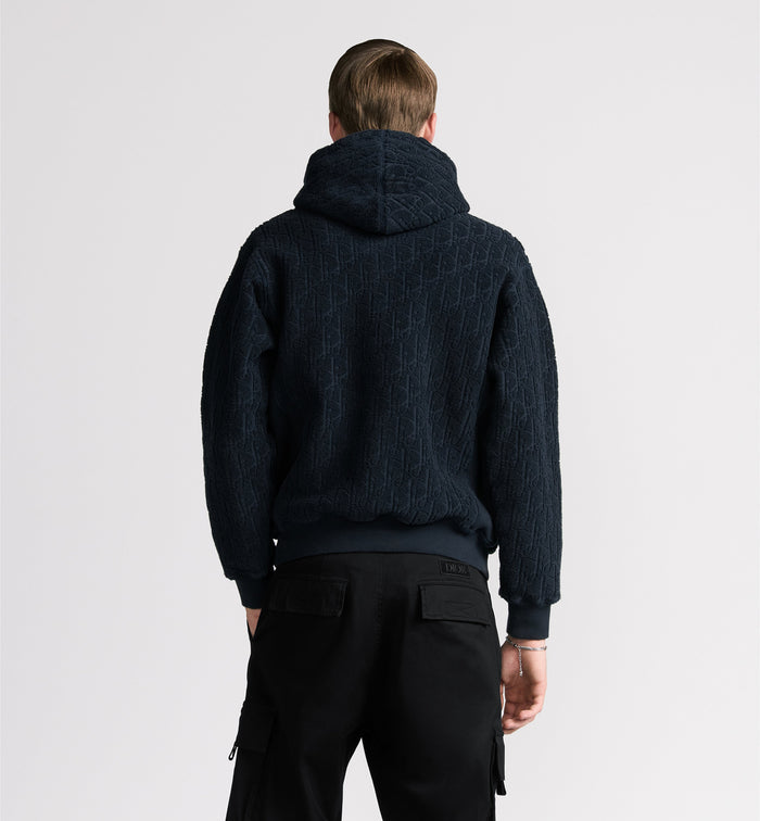 Sweatshirt à capuche Dior Oblique Bleu