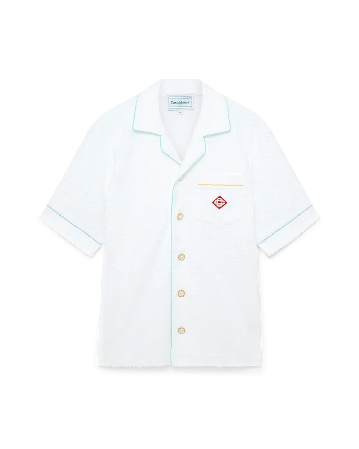 Monogram Towelling Short Sleeve Shirt