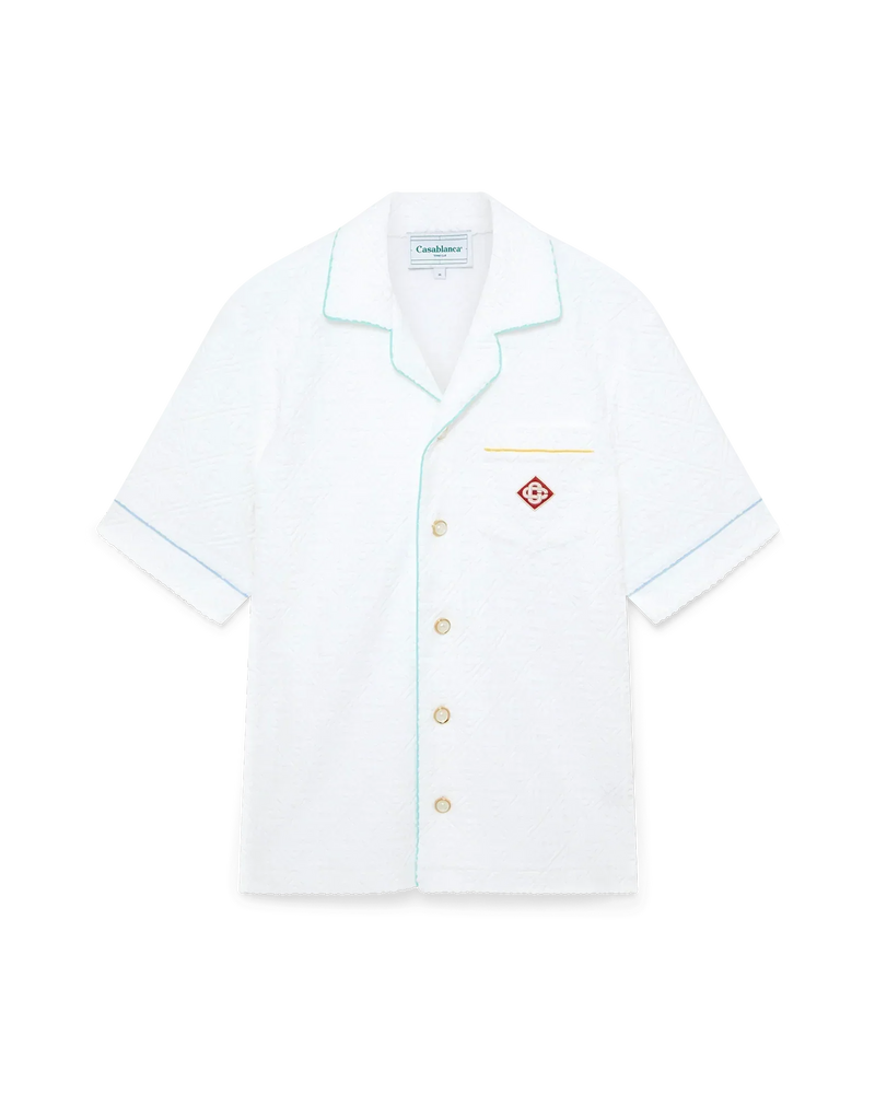 Monogram Towelling Short Sleeve Shirt