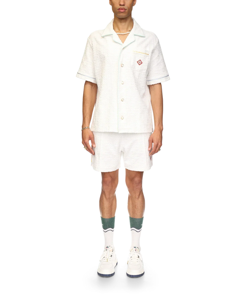 Monogram Towelling Short Sleeve Shirt