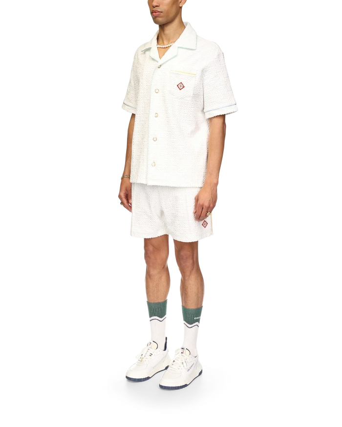 Monogram Towelling Short Sleeve Shirt