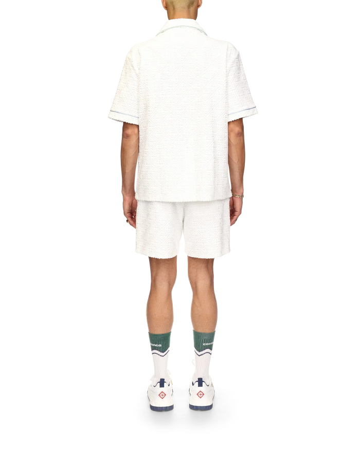 Monogram Towelling Short Sleeve Shirt