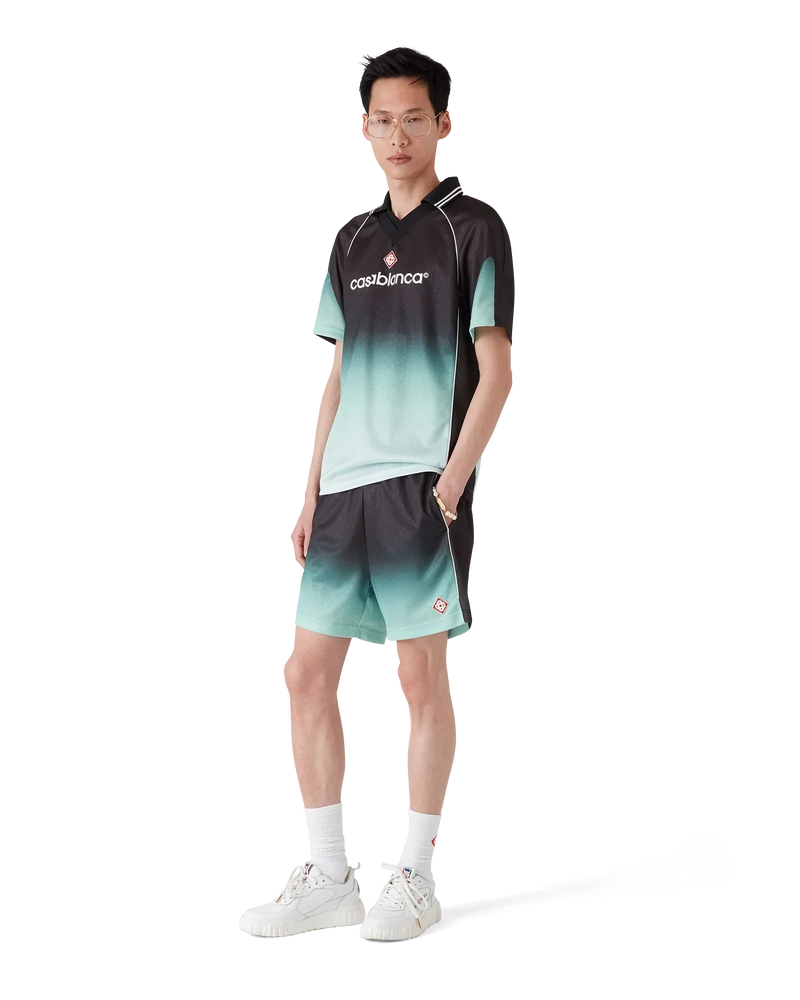Gradient Monogram Jacquard Football Shirt