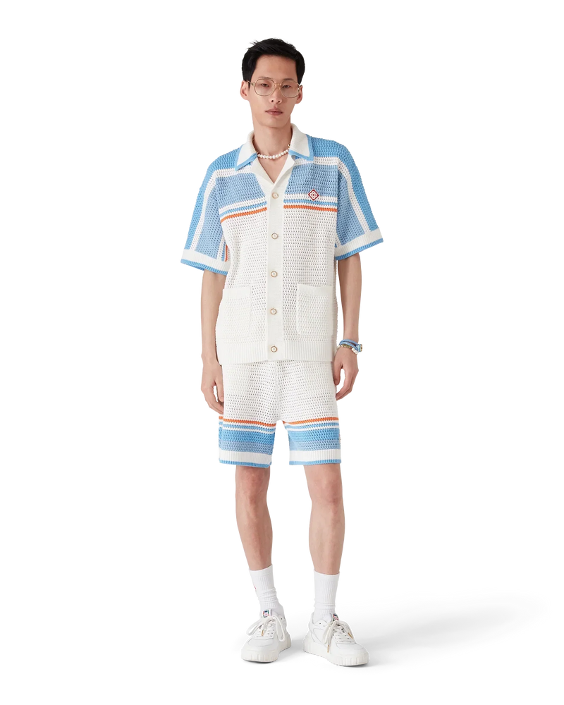 Cotton Tennis Crochet Shirt