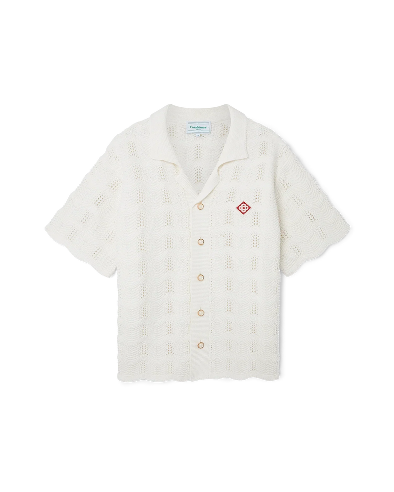 Wavy Crochet Shirt